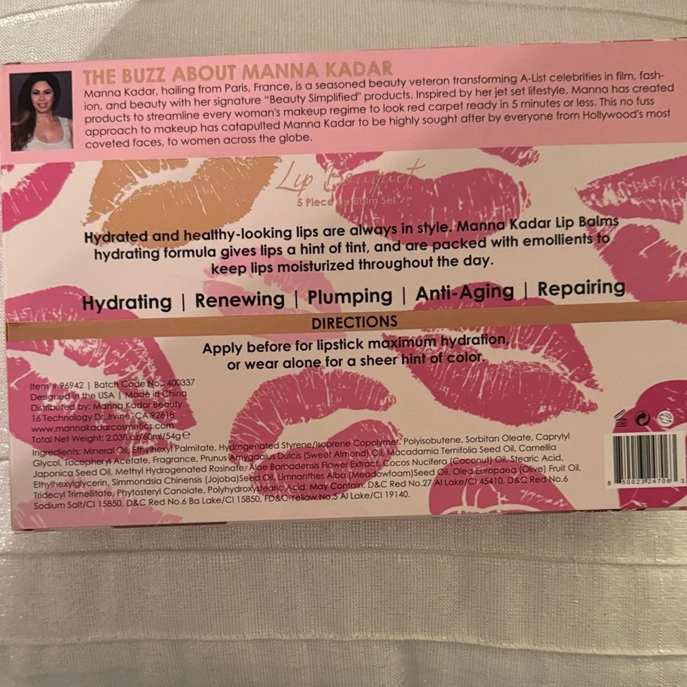 Manna Kadar Lip Gloss Collection - Vibrant Shades
